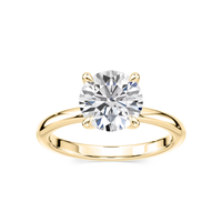 Classic Round Cut Solitaire Engagement Ring