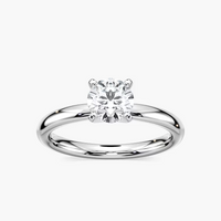 Four-Prong Round Solitaire Engagement Ring