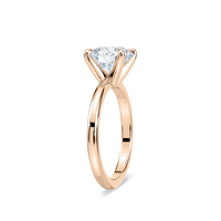 Classic Round Cut Solitaire Engagement Ring