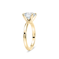 Classic Round Cut Solitaire Engagement Ring