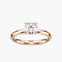 Four-Prong Round Solitaire Engagement Ring