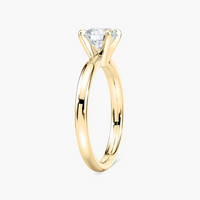 Four-Prong Round Solitaire Engagement Ring