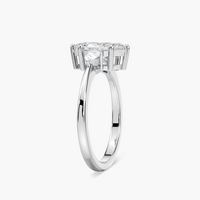 Marquise Cut Three Stone Engagement Ring