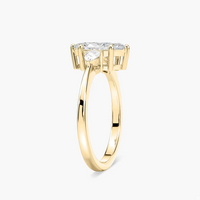 Marquise Cut Three Stone Engagement Ring