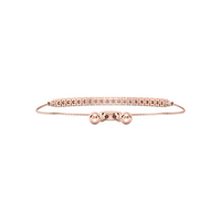 Round Lab Grown Diamond Adjustable Bracelet
