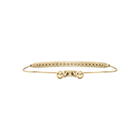 Round Lab Grown Diamond Adjustable Bracelet