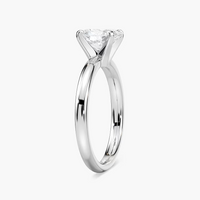 Four-Prong Oval Solitaire Engagement Ring