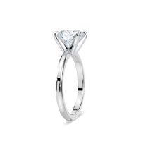 Classic Round Cut Solitaire Engagement Ring