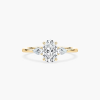 Oval Cut Three Stone Engagement Ring