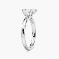 Four-Prong Pear Shaped Solitaire Engagement Ring