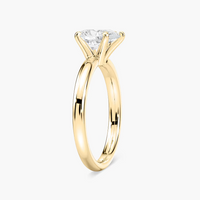 Four-Prong Pear Shaped Solitaire Engagement Ring