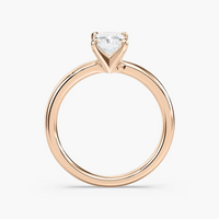 Four-Prong Radiant Cut Solitaire Engagement Ring