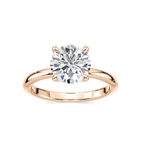 Classic Round Cut Solitaire Engagement Ring