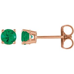 lab-grown-emerald-stud-earrings