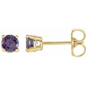 lab-grown-alexandrite-stud-earrings