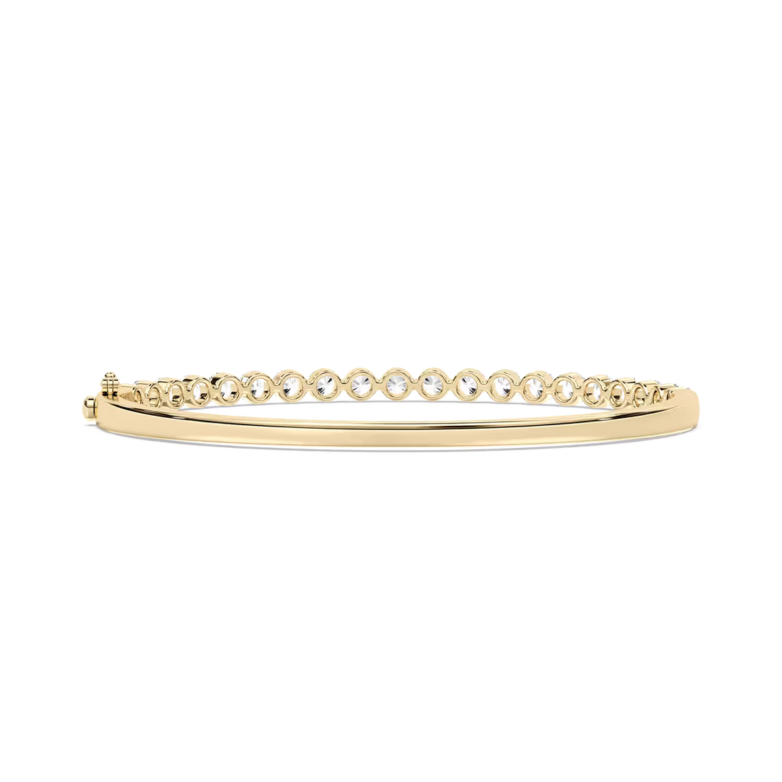 Round Lab Grown Diamond Shared Prong Bracelet