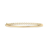 Round Lab Grown Diamond Shared Prong Bracelet