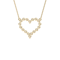 Heart Shape Lab Grown Diamond Necklace