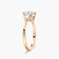 Princess Cut Three Stone Engagement Ring