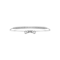 Round Lab Grown Diamond Adjustable Bracelet