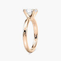 Four-Prong Oval Solitaire Engagement Ring